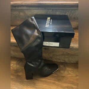 PrettyLittleThing Black Heeled Boots